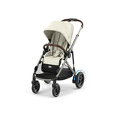 Cybex® Baby Stroller e-Gazelle™ S Seashell Beige (Taupe Frame)