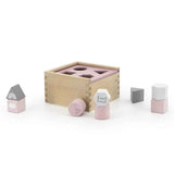Label Label® Lesena aktivnostna škatla z liki Pink