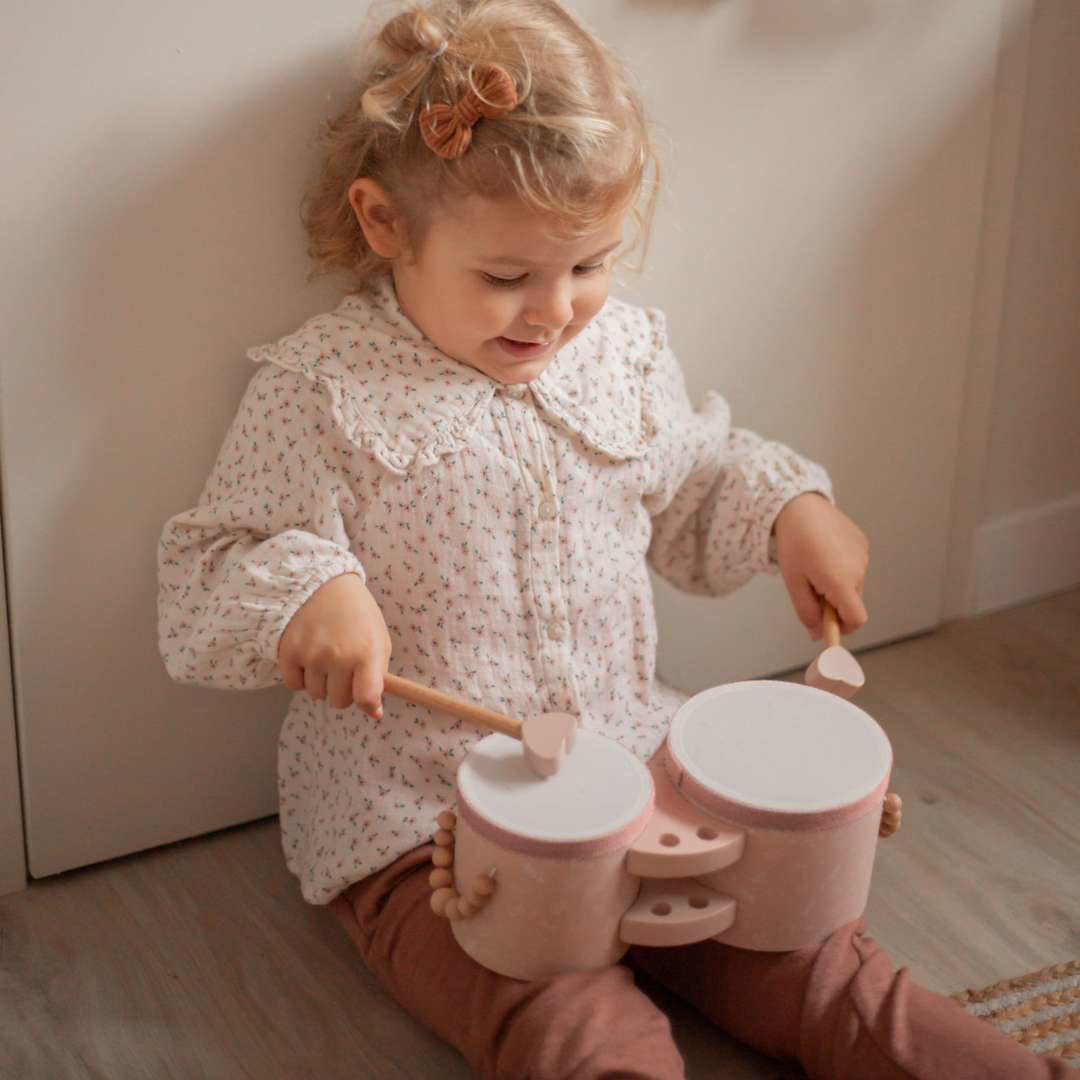 Label Label® Leseni bobni Pink Label Label