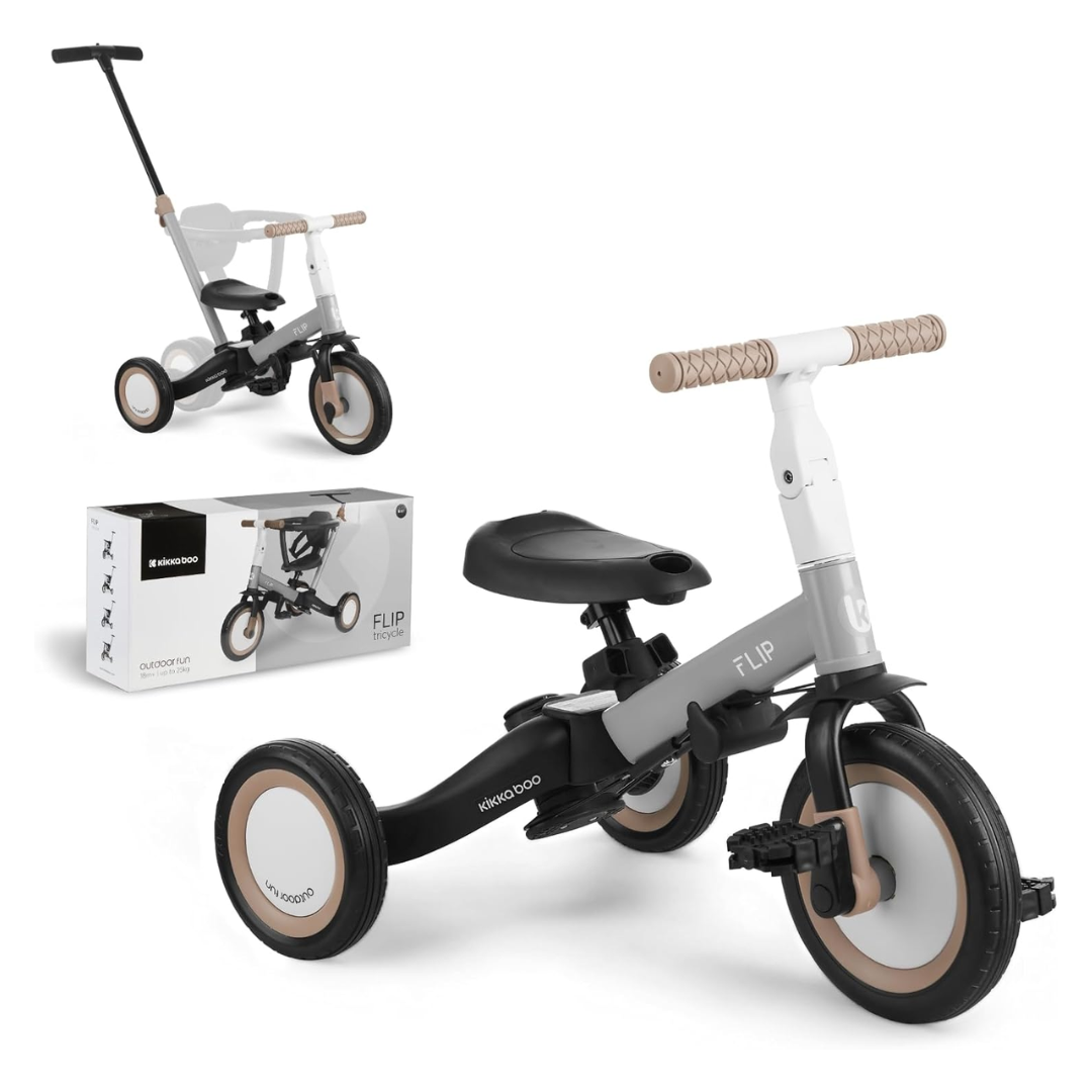 KikkaBoo® Otroški tricikel 5in1 Flip Grey KikkaBoo