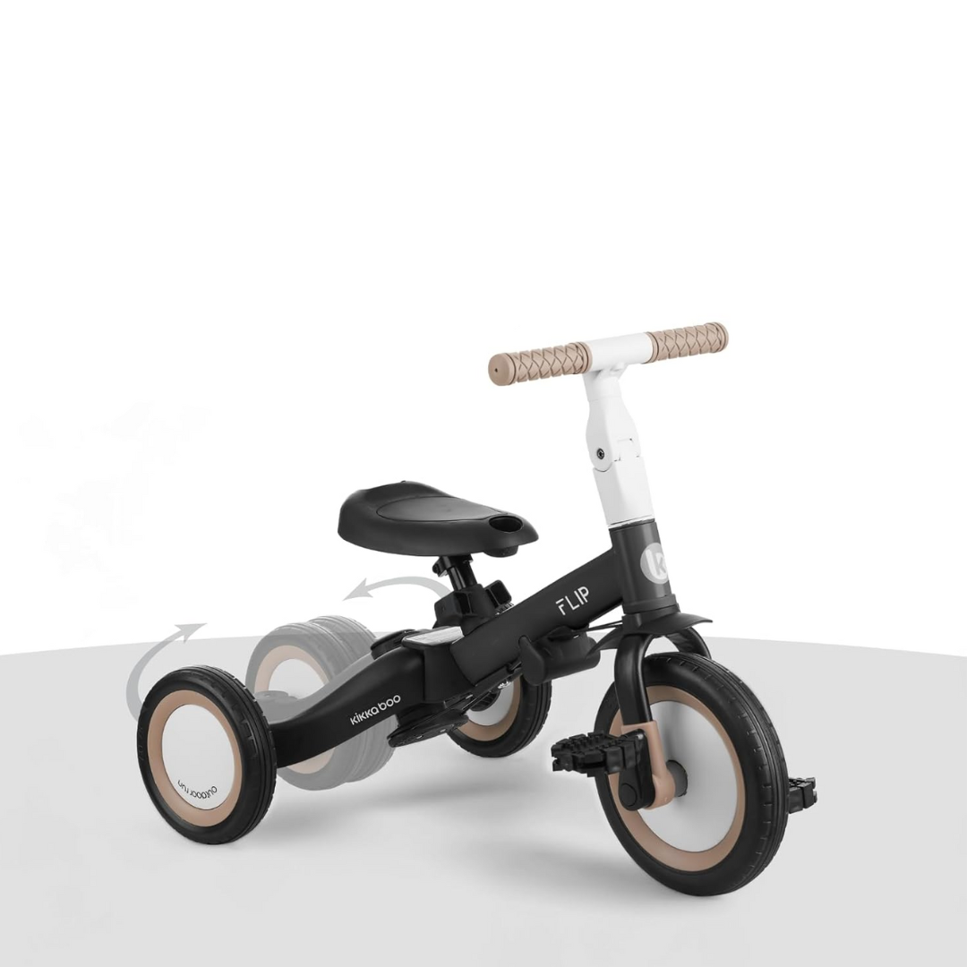 KikkaBoo® Otroški tricikel 5in1 Flip Black KikkaBoo