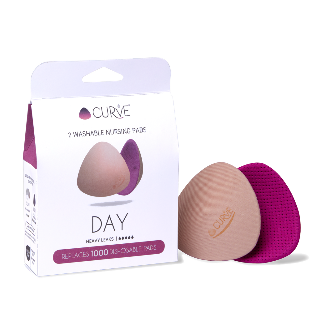 Cache Coeur® Dnevne pralne blazinice za dojenje Curve 2 kosa Cache Coeur