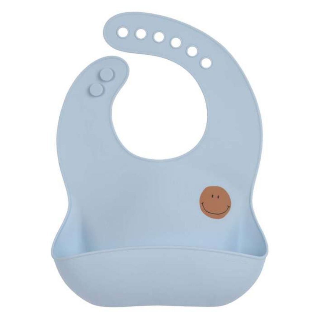 Lässig® Silikonski slinček Happy Rascals Smile Sky Blue Lässig