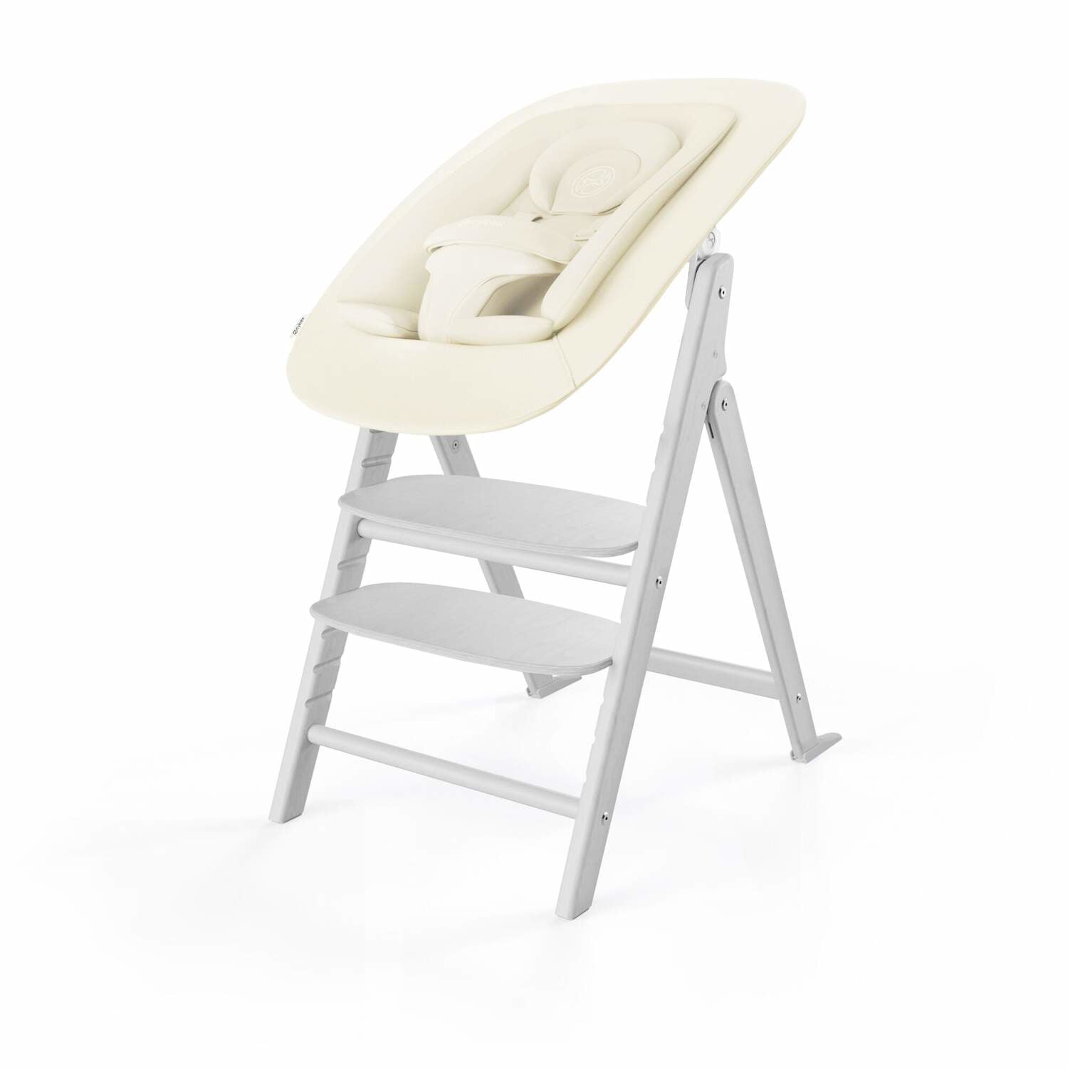Cybex® Otroški stolček za hranjenje Click&Fold 4v1 White Cybex