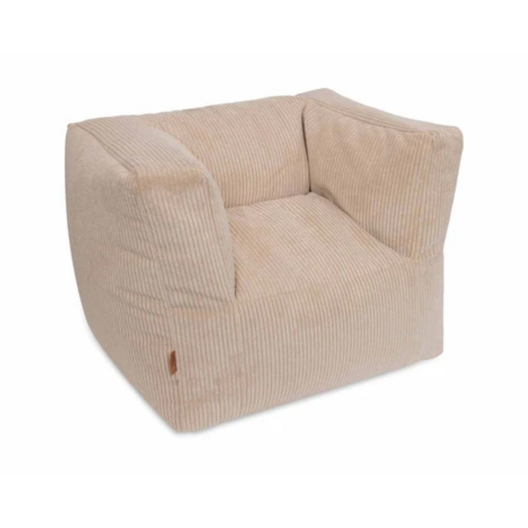 Jollein® Otroška zofa Beanbag Corduroy Natural Jollein