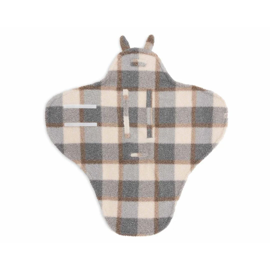 Jollein® Odeja za avtosedež Bunny Check Boucle 105x100 Jollein