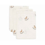 Jollein® Set di 3 mussole per il bagnetto Nostalgic Ride 20x15