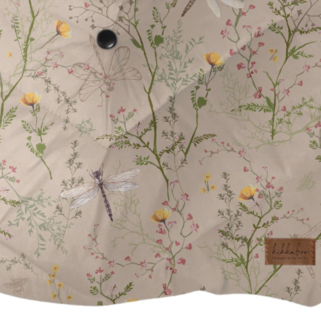 KikkaBoo® Enojna rokavica za voziček Luxury Secret Garden Beige KikkaBoo