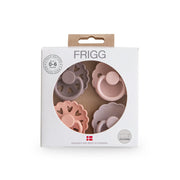 Frigg® Set 4 dudic iz silikona Sunset Bliss (0-6m) FRIGG
