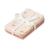 CamCam® Musling Cloth 30x30 GOTS Bows 4pack 30x30