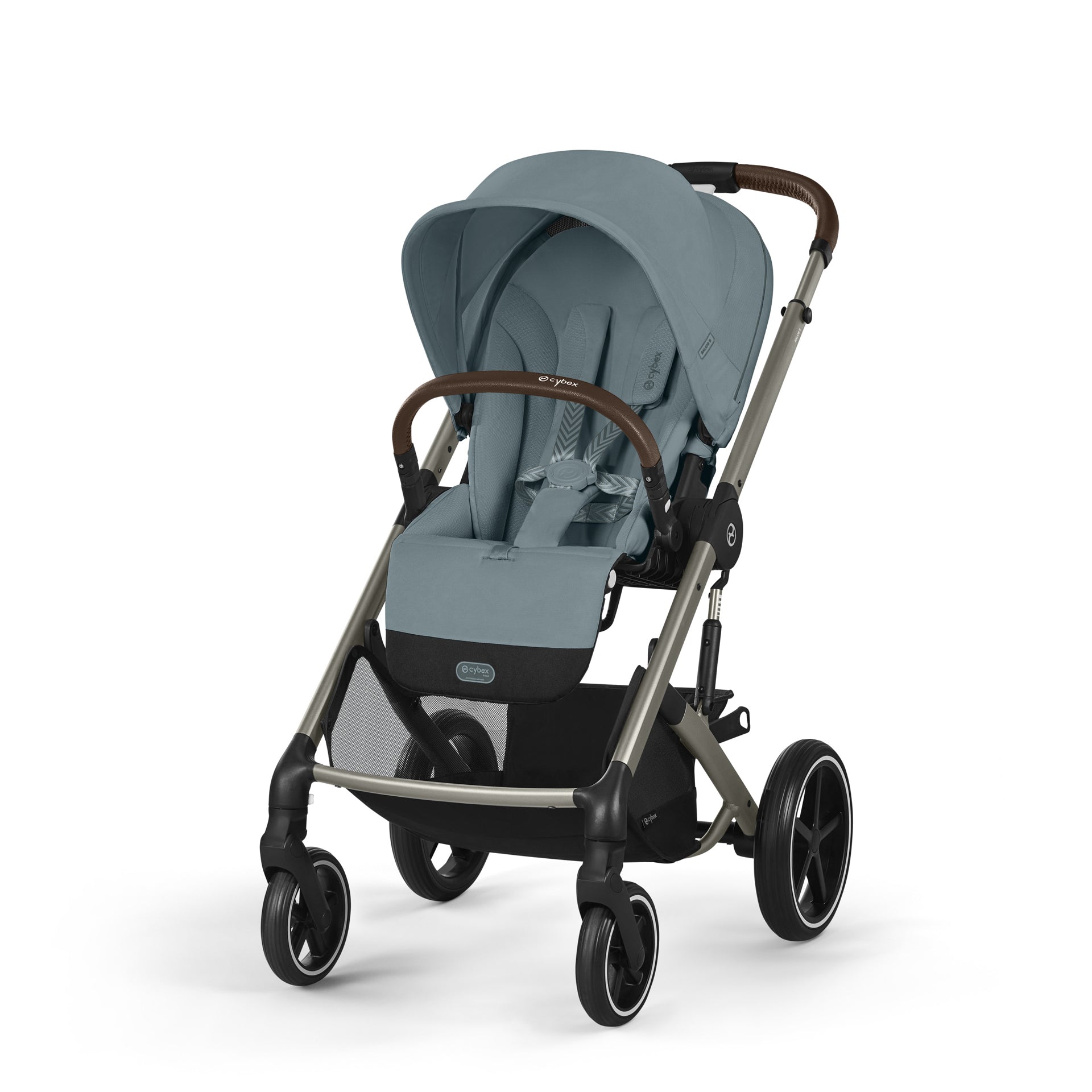 Cybex® Otroški voziček 3v1 Balios S Lux + Avtosedež Cloud G Stormy Blue (+ Rain cover) Cybex