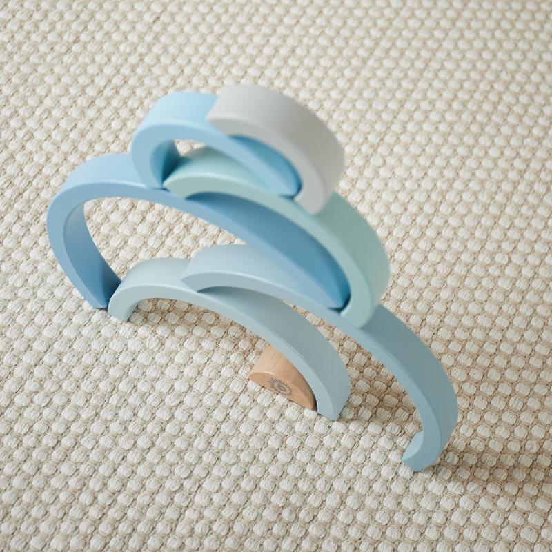 Bieco® Lesena mavrica Blue Bieco