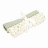 Little Dutch® Swaddles muslin Blueberry Leaves/Sage 70x70