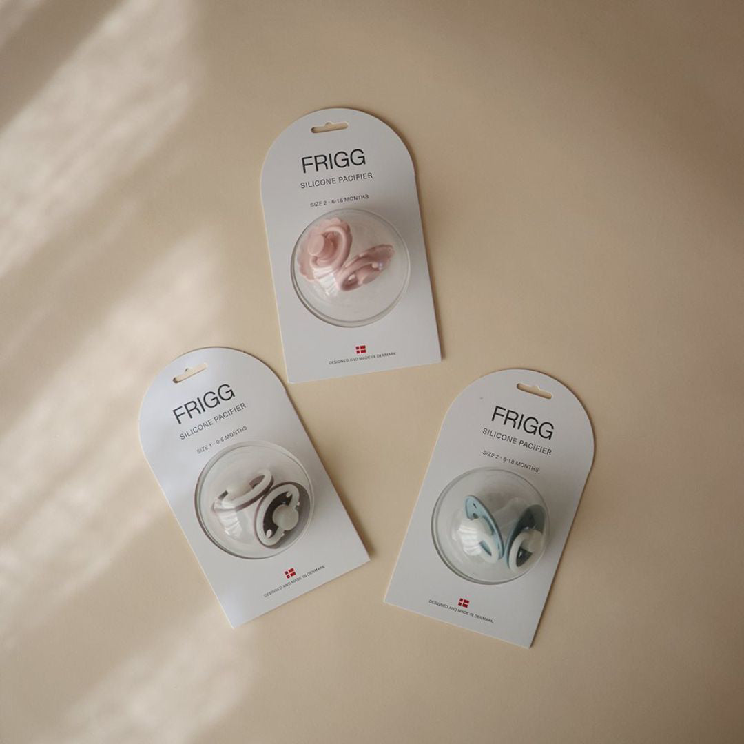 Frigg® Duda iz silikona Moon Stone Blue Night/Sage Night (0-6m) FRIGG