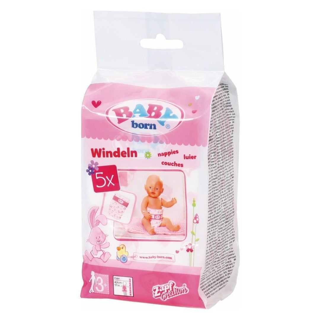 Baby Born® Pleničke za dojenčka 5 kos Zapf Creation