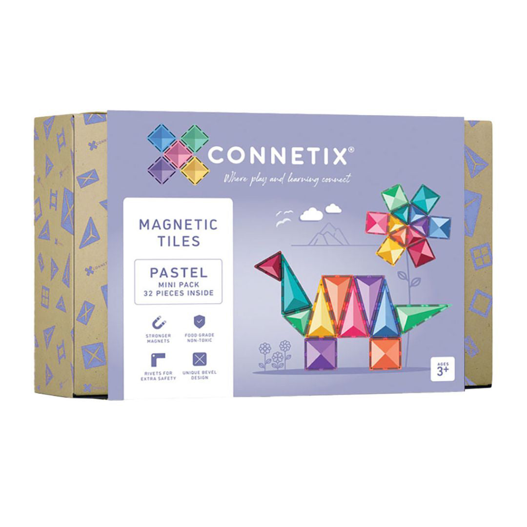 Connetix® Magnetne ploščice Pastel Mini Pack 32-delni Connetix