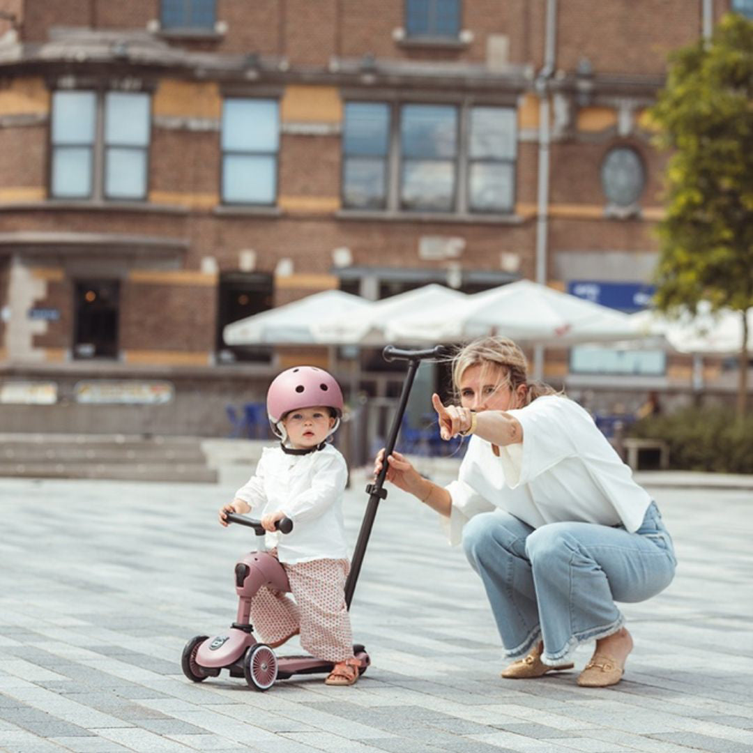 Scoot & Ride® Otroški poganjalec in skiro Highwaykick 1 Push and Go Wildberry Scoot & Ride