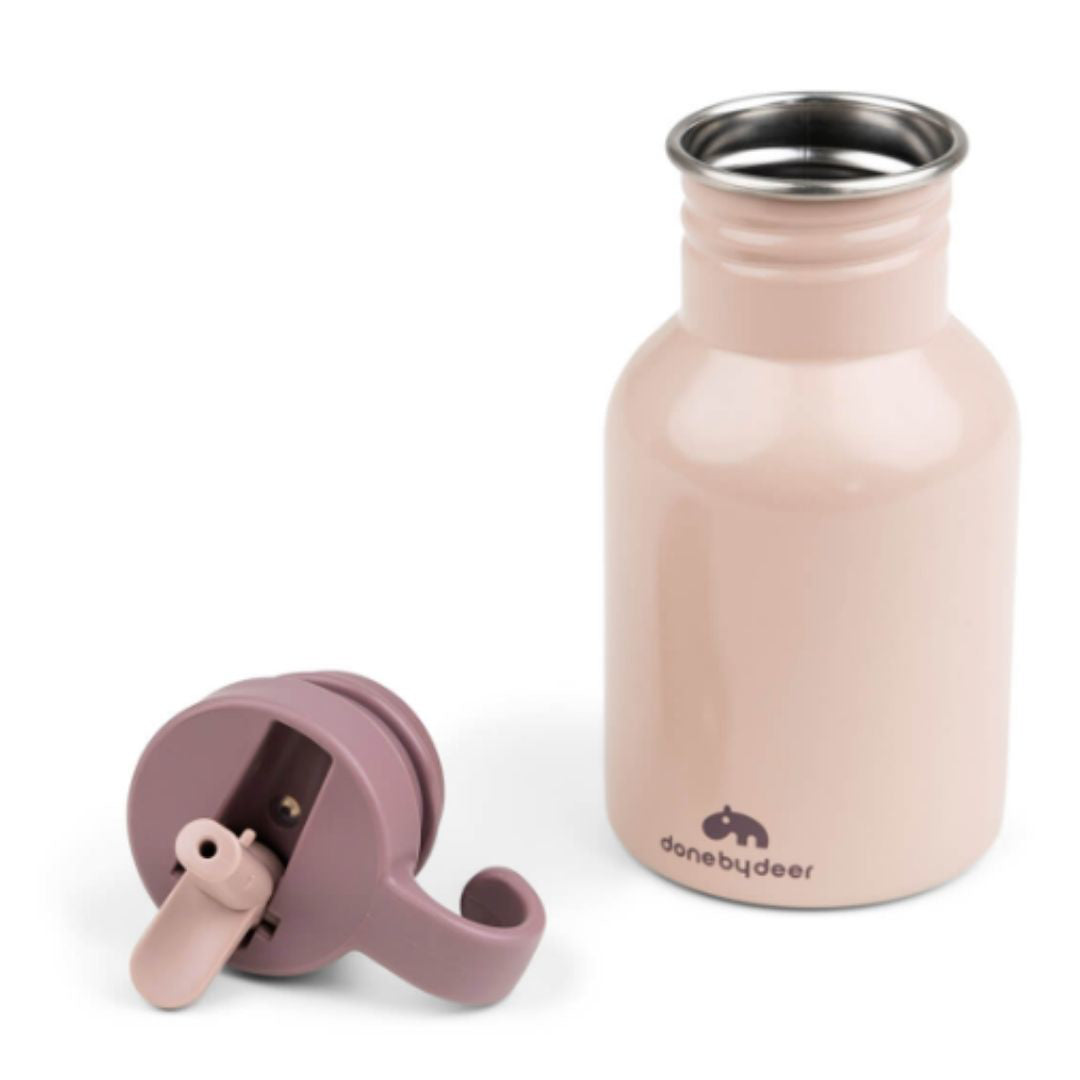 Done by Deer® Kovinska steklenička s slamico Ozzo Powder 350 ml Done by Deer