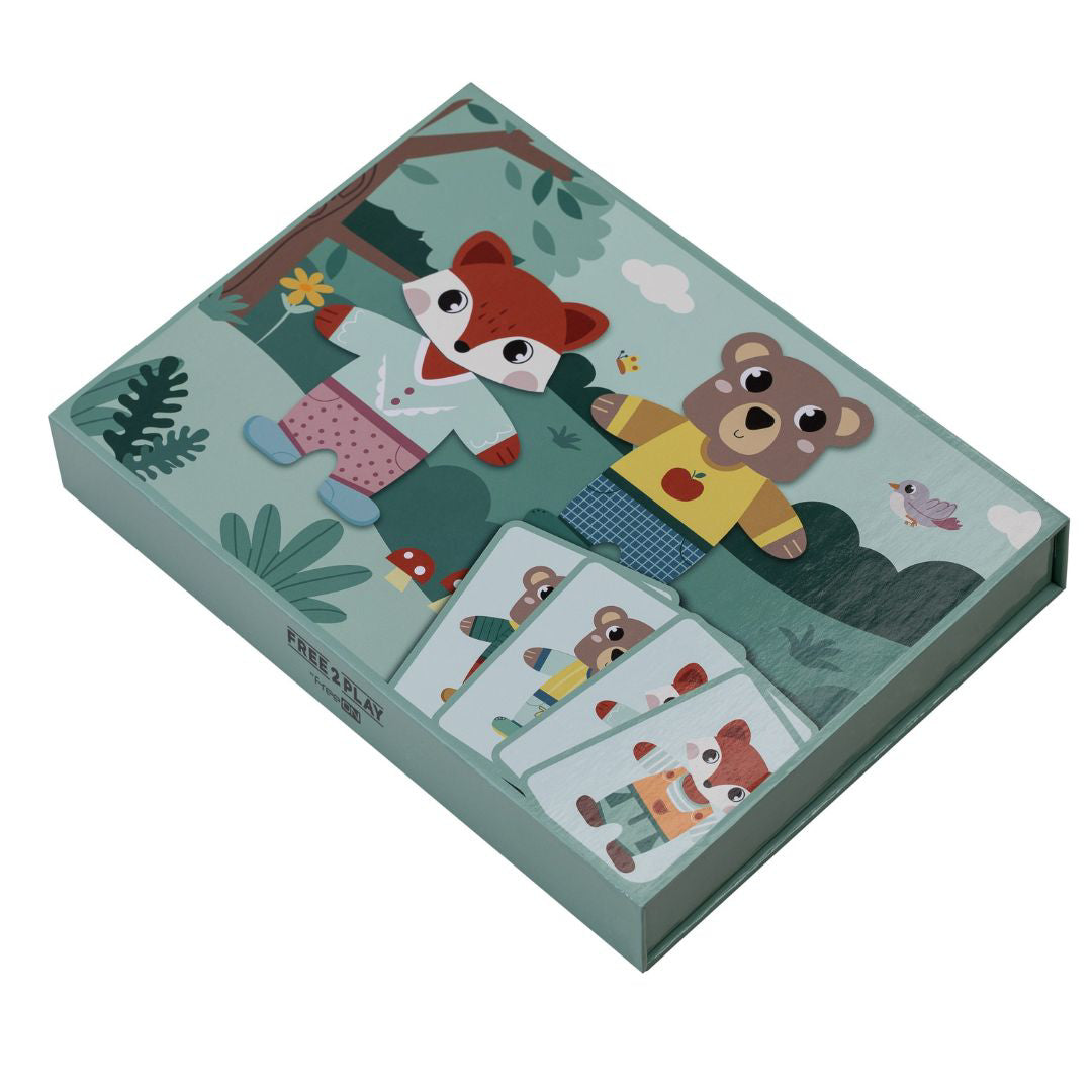 Free2Play® Magnetna igra Obleci živali Free2Play