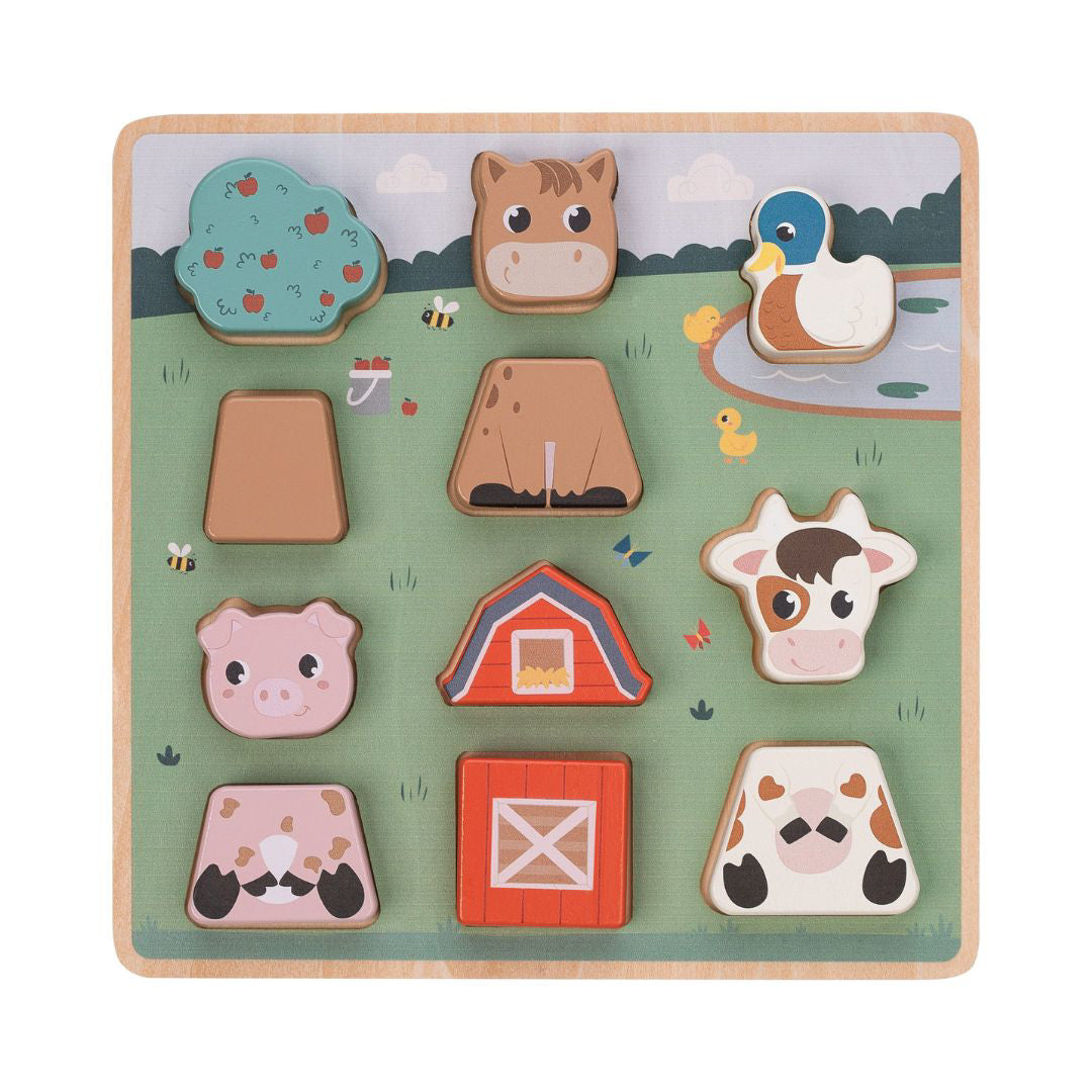 Free2Play® Lesena sestavljanka Farm Free2Play