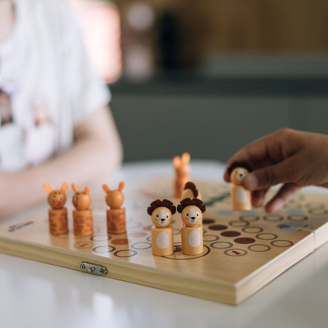 Free2Play® Lesena družabna igra Človek, ne jezi se Free2Play