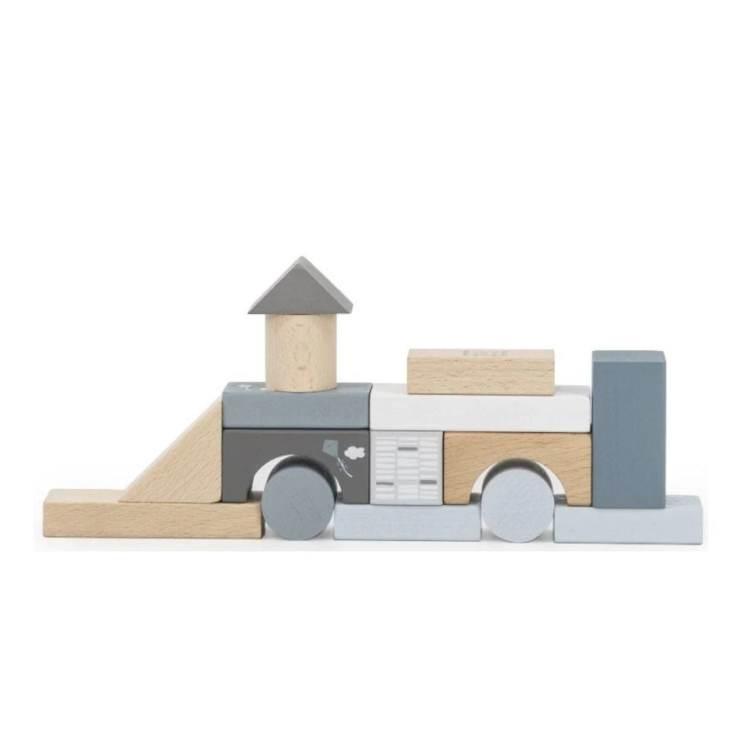 Label Label® Lesene kocke Blue 50 kos Label Label