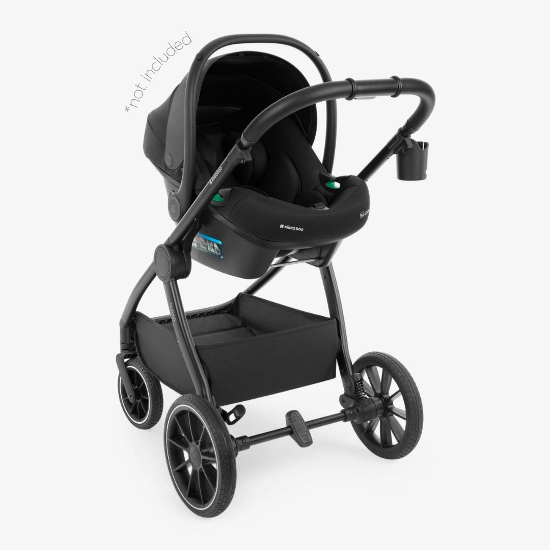 KikkaBoo® Otroški voziček s košaro 2v1 Naya Grey KikkaBoo