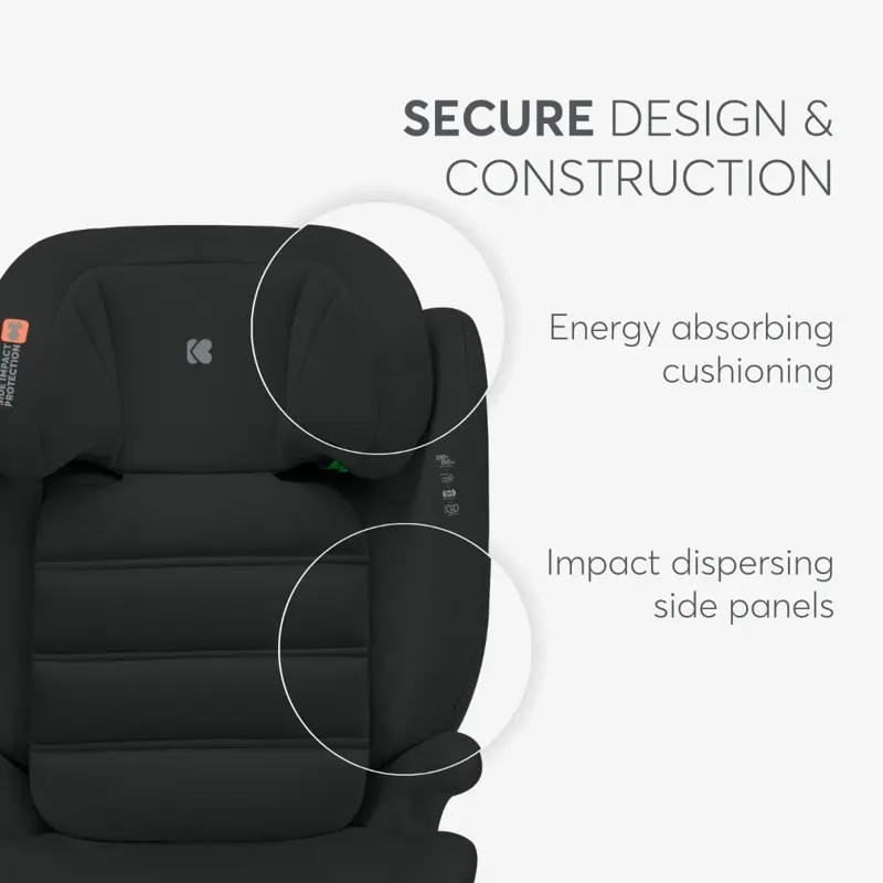 KikkaBoo® Otroški avtosedež i-Track i-SIZE (100-150 cm) Light Grey KikkaBoo