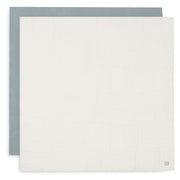 Jollein® Komplet 2 povijalnih pleničk 115x115 Sea Green/Ivory Jollein