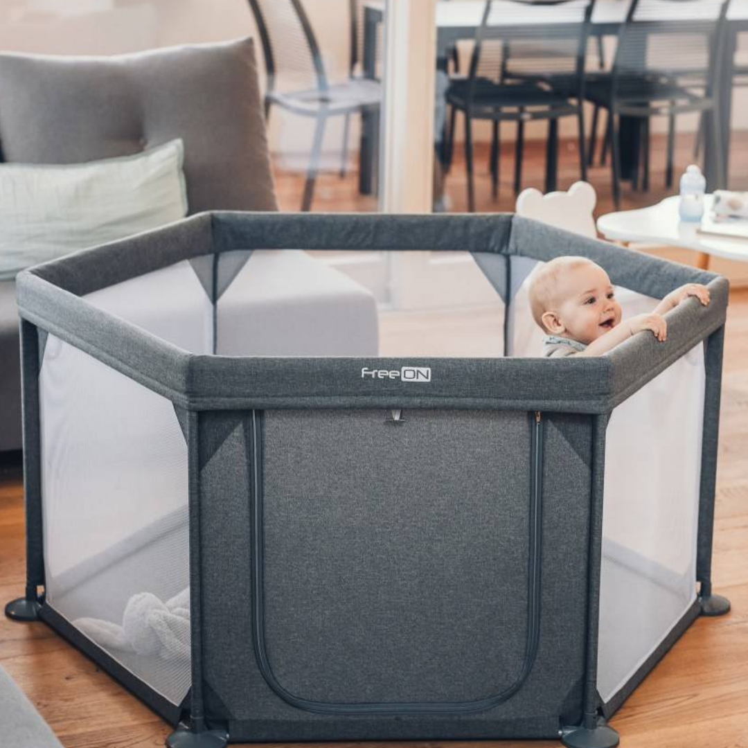 FreeON® Otroška stajica Hexagon grey antracit FreeON