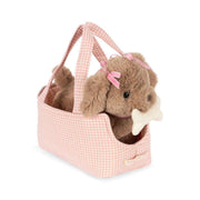 Konges Sløjd® Plišasti kuža Maude Pink Check Konges Sløjd