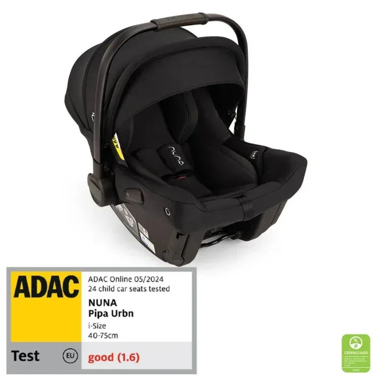 Nuna® Car Seat Pipa™ Urbn 0+ (40-75 cm) Caviar Evitas