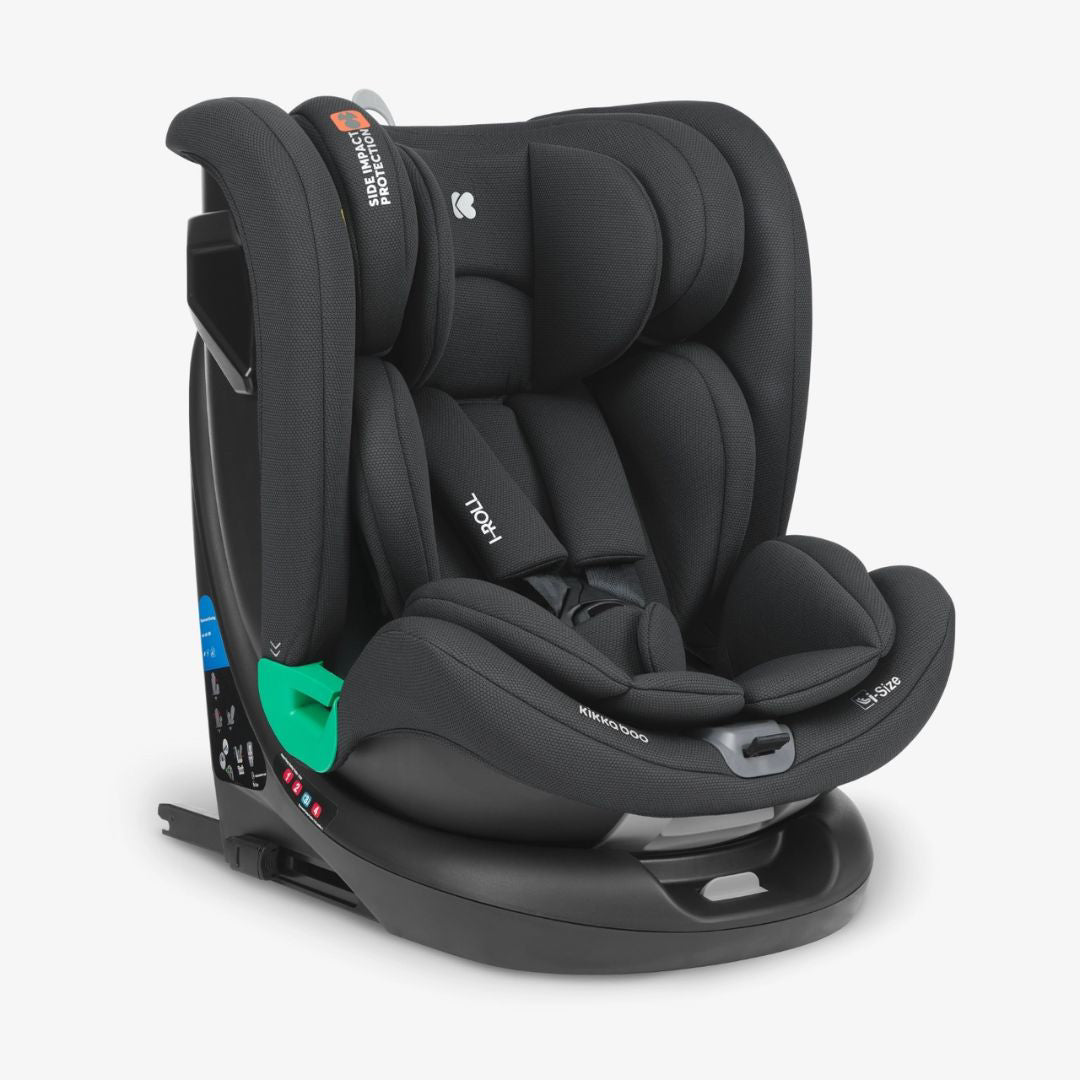 KikkaBoo® Otroški avtosedež 360 i-Roll i-SIZE (40-150 cm) Black KikkaBoo