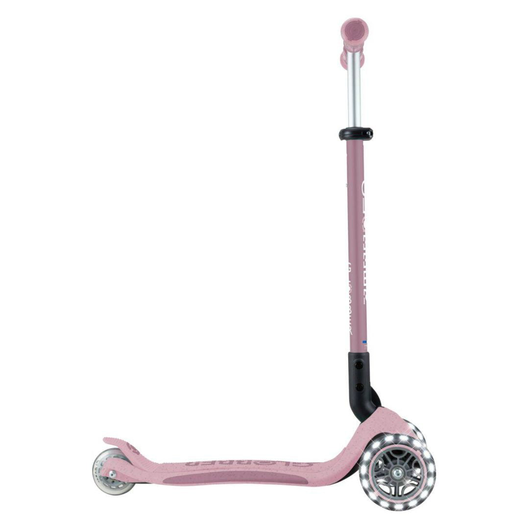 Globber® Zložljivi otroški skiro GO UP deluxe 360° s svetlečimi kolesi Berry Globber