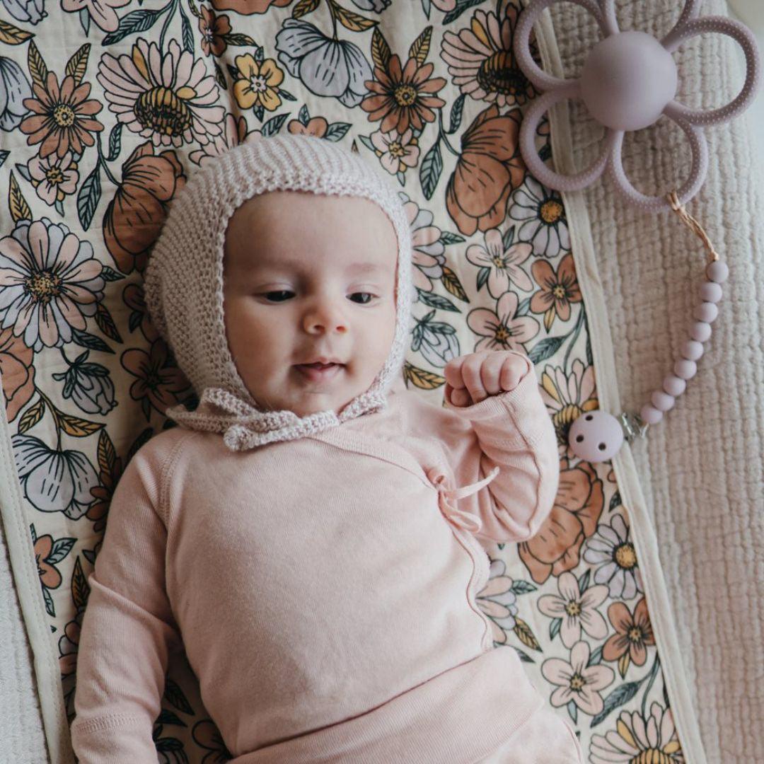 Mushie® Držalo za dudo Hera Soft Lilac Mushie