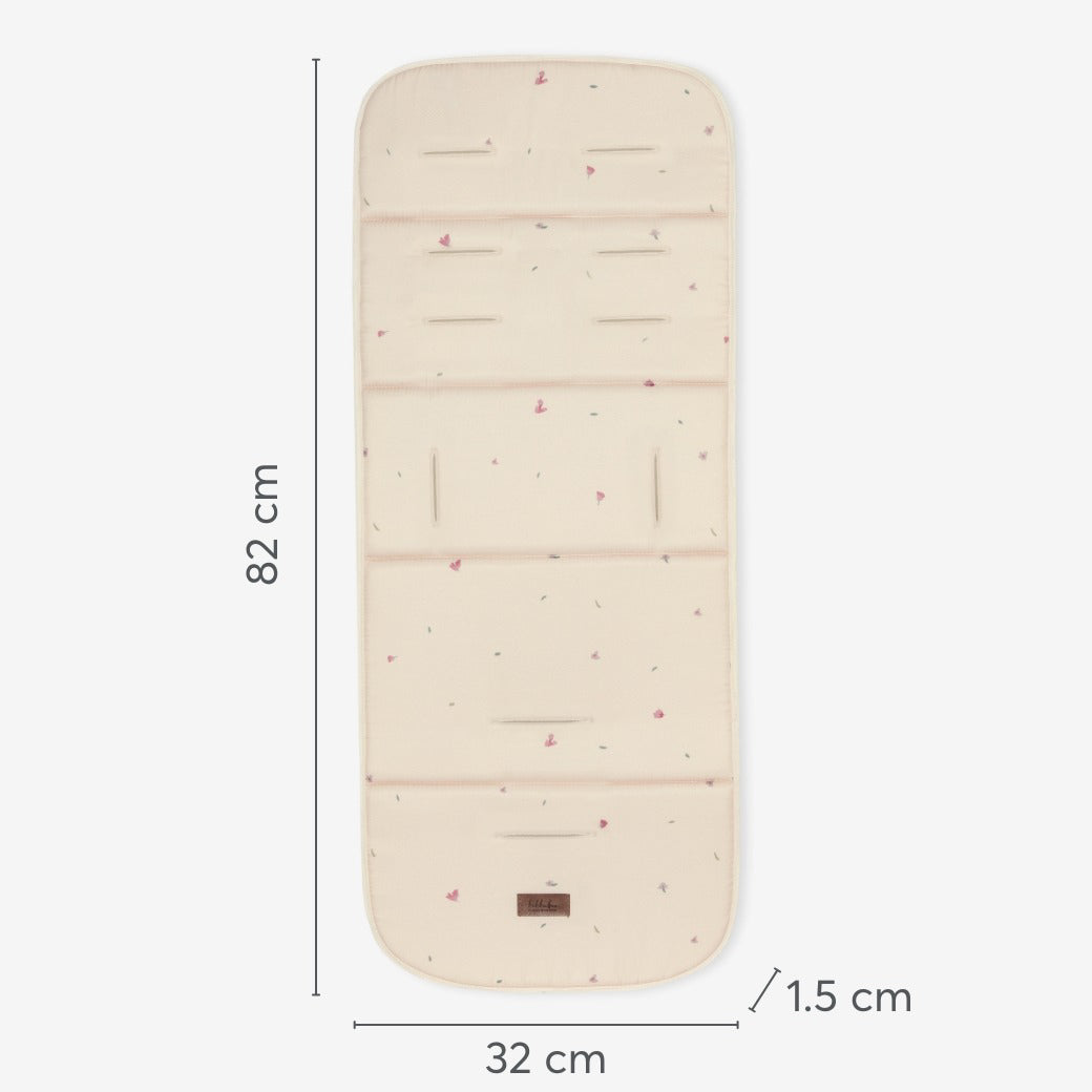 KikkaBoo® Univerzalna podloga za voziček Secret Garden Beige KikkaBoo