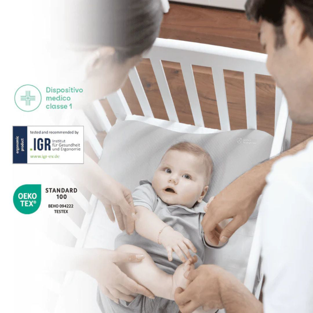 Koala Babycare® Moj prvi vzglavnik Perfect Head Maxi AIR Grey Koala Babycare