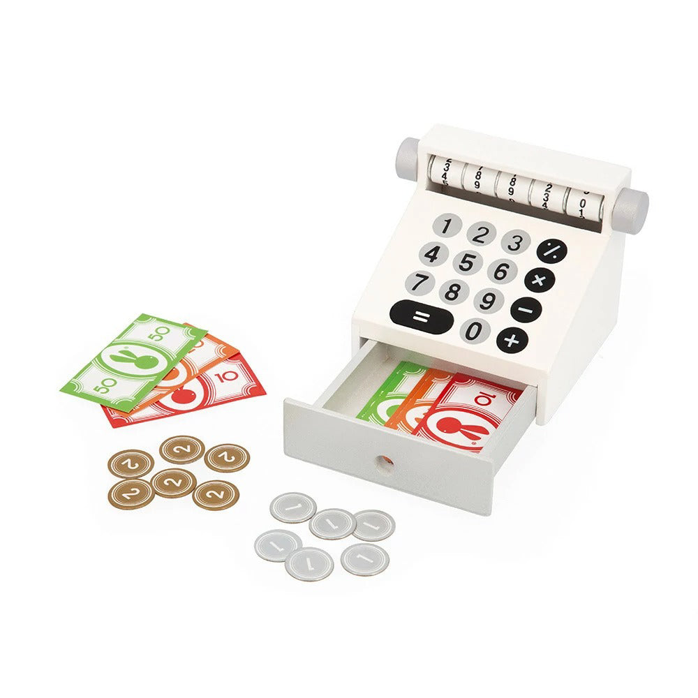 Janod® Lesena stojnica s sadjem in zelenjavo Janod