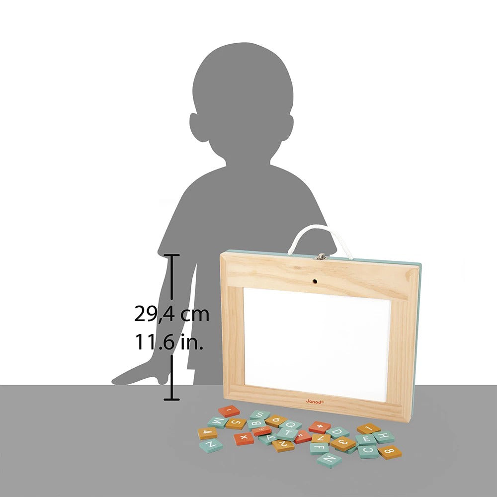 Janod® Lesena tabla 4v1 Janod