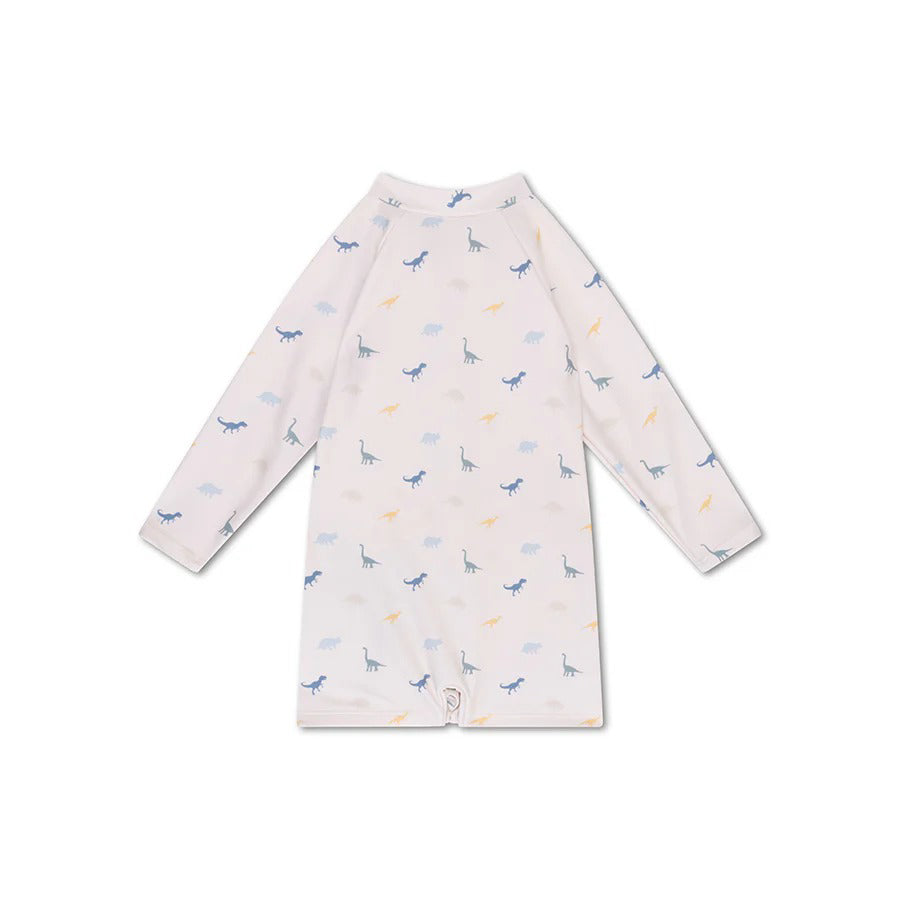 Swim Essentials® Otroške enodelne kopalke z rokavi Dino Swim Essentials