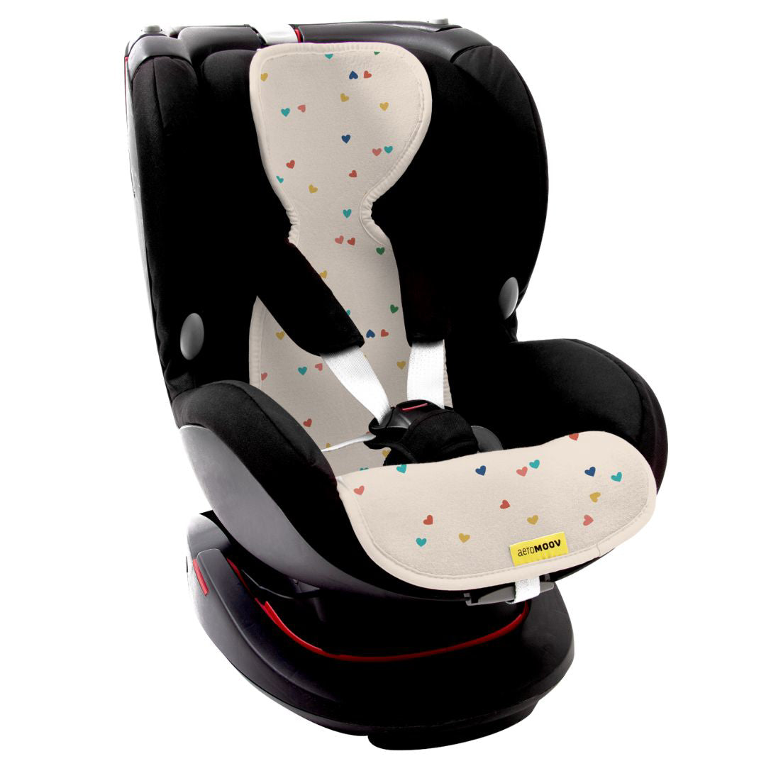AeroMoov® Zračna podloga za avtosedež Skupina 1 (0-18 kg) Confetti Hearts AeroMoov