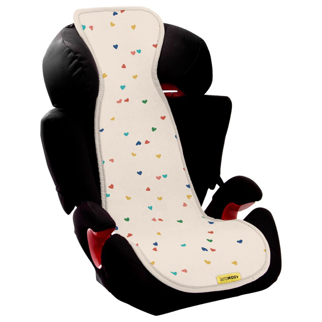 AeroMoov® Zračna podloga za avtosedež Skupina 2/3 (15-36 kg) Confetti Hearts AeroMoov