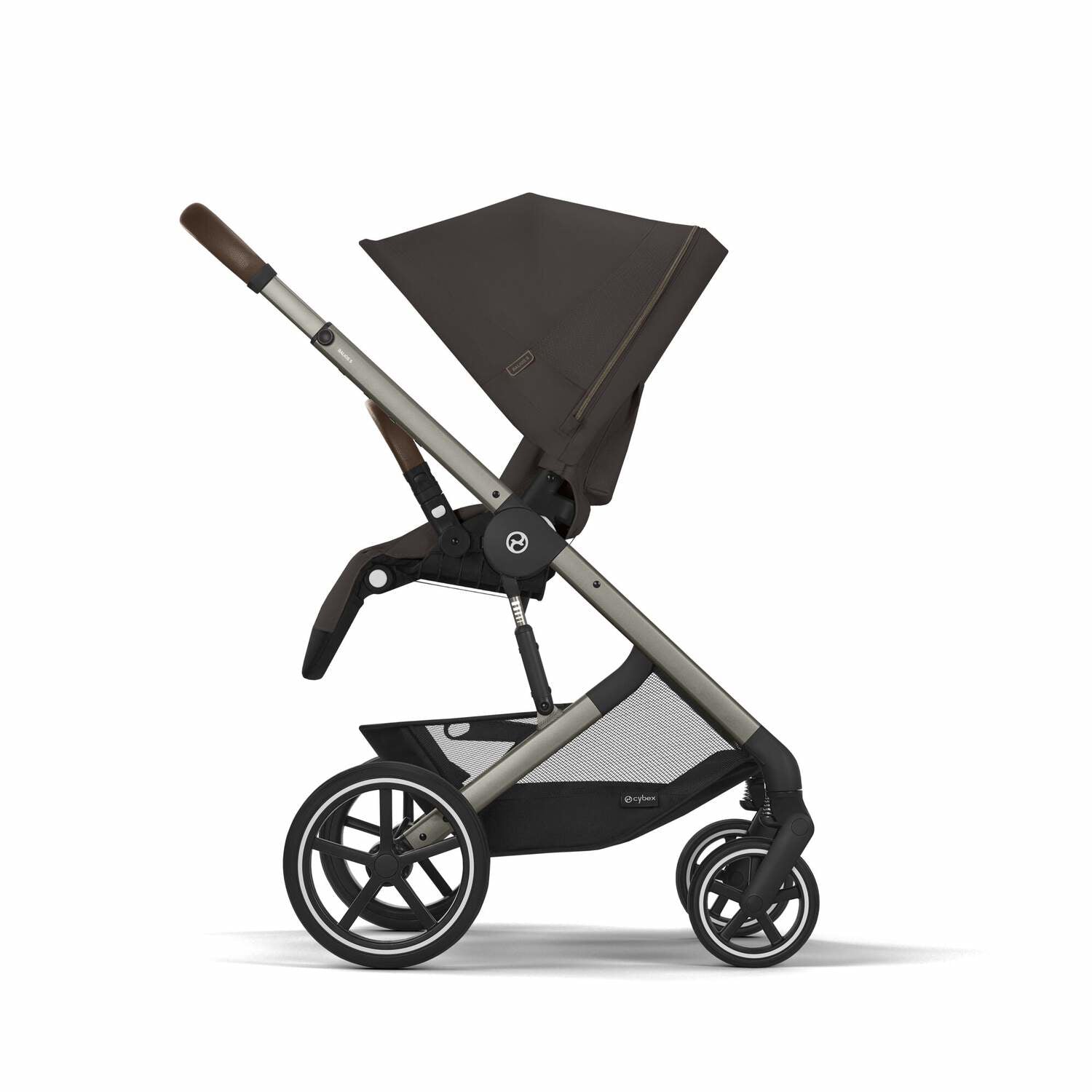 Cybex® Otroški voziček 3v1 Balios S Lux + Avtosedež Cloud G Chocolate Brown Cybex