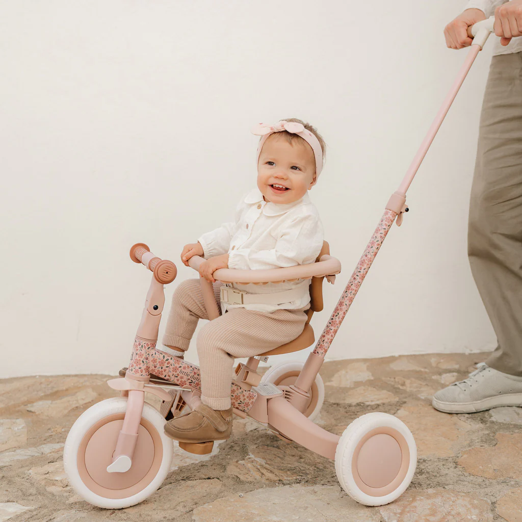 Little Dutch® Otroški tricikel 4v1 Fairy Floral Little Dutch