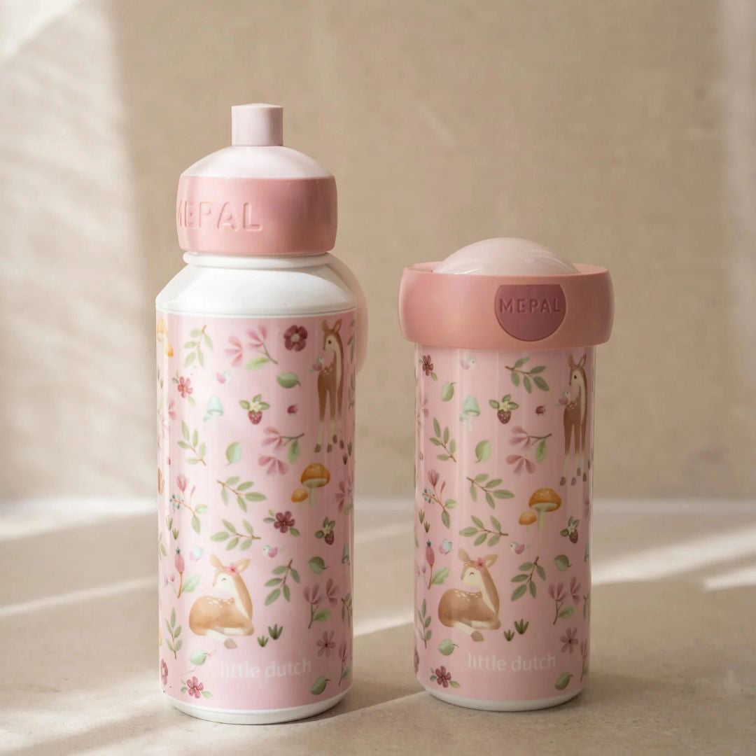 Little Dutch® Steklenička za pitje pop-up Fairy Garden 400ml Little Dutch