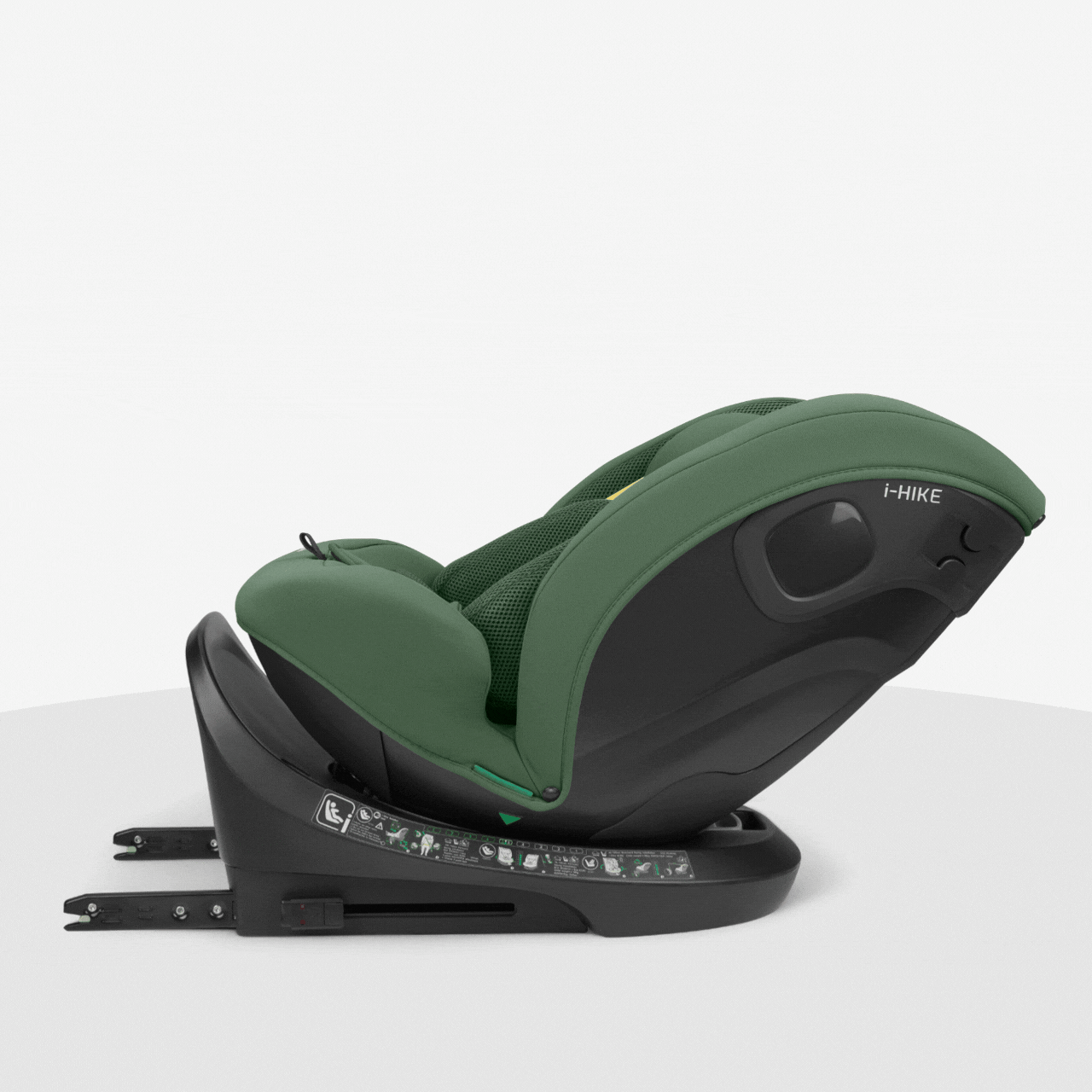 KikkaBoo® Otroški avtosedež 360° i-Hike i-SIZE (40-150 cm) Army Green 2025 KikkaBoo