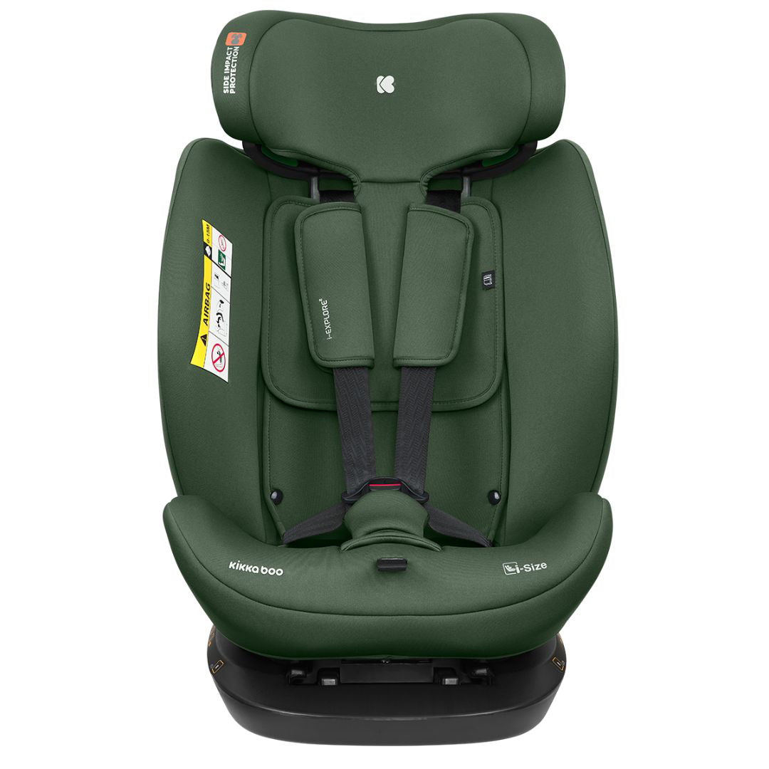 KikkaBoo® Otroški avtosedež 360° i-Explore 2 i-SIZE (40-150 cm) Army Green KikkaBoo