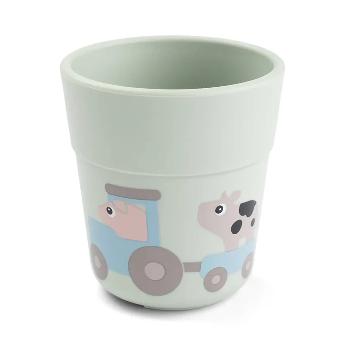 Done by Deer® Prvi jedilni set Foodie Tiny farm Green Done by Deer