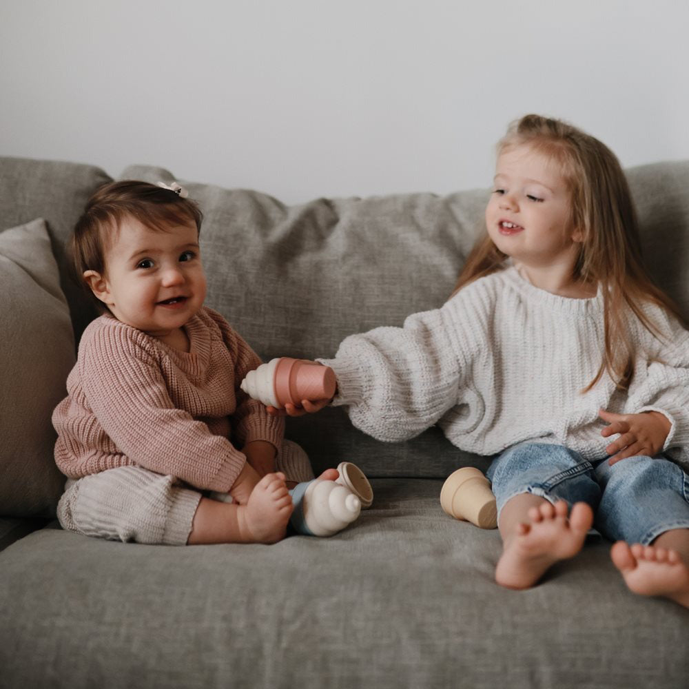 Mushie® Kopalne igračke Mix and Match Ice Cream Toy Mushie