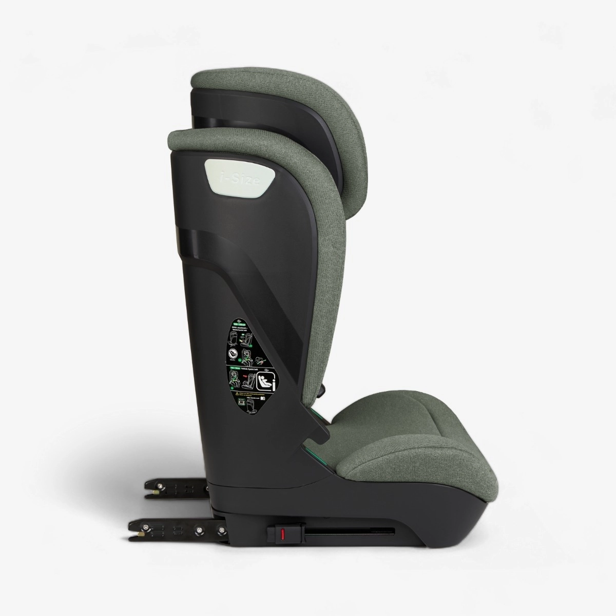 KikkaBoo® Otroški avtosedež i-Scout i-SIZE (100-150 cm) Army Green KikkaBoo